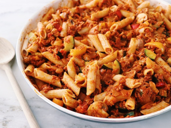 Bolognese Sauce with Soy Chorizo for Vegetarians