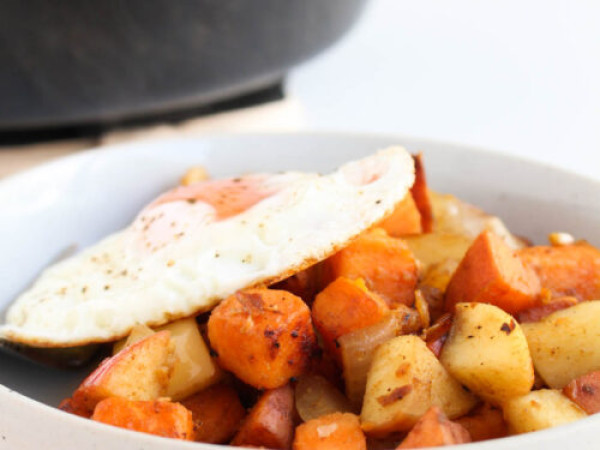 Rosemary and Apple Infused Sweet Breakfast Hash