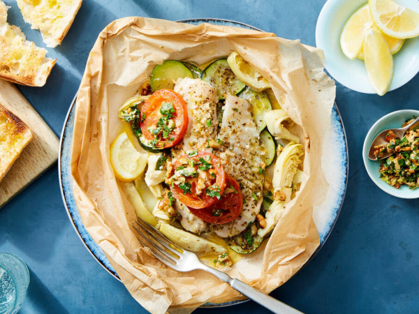Tilapia in Parchment Paper