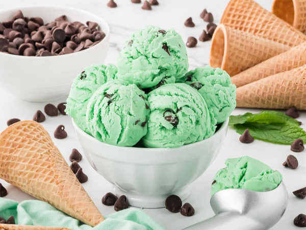 Cool Mint Ice Cream Treat
