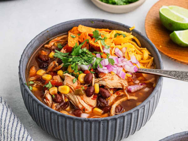 Easy Tortilla Soup Using a Pressure Cooker