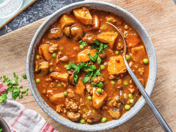 Cilantro-Infused Lamb Stew with Potatoes