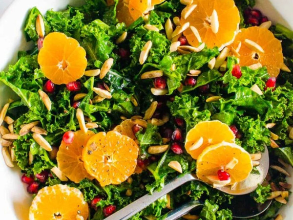 Savory Kale Salad with a Tangy Kick