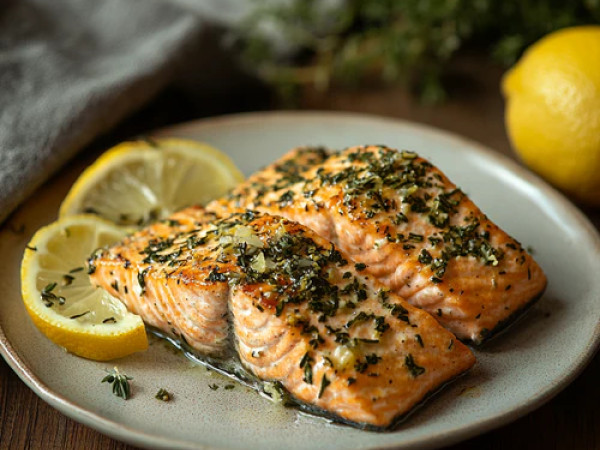 Zesty Lemon Garlic Salmon