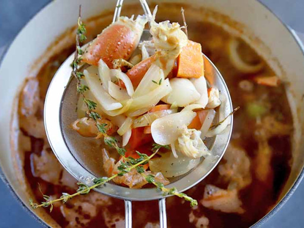 Homemade Seafood Stock by Sophia