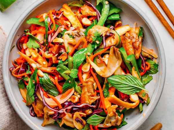 Vegan-Friendly Mushroom Salad