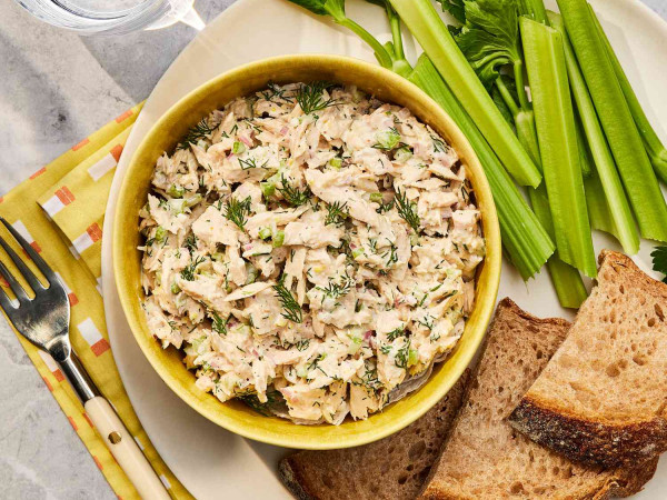 Lemon Dill Tuna Melt Sandwiches