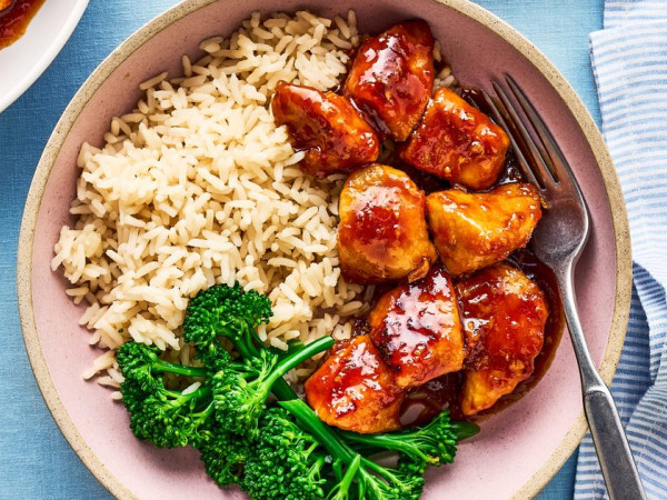 Chicken with Honey Nut Glaze