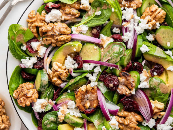Savory Spinach Salad