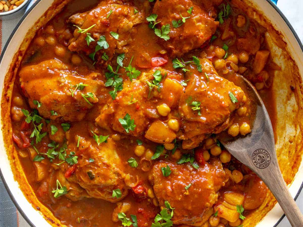 Savory Chicken Tagine Dish