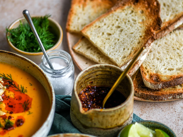 Hot and Spicy Pecan Soup