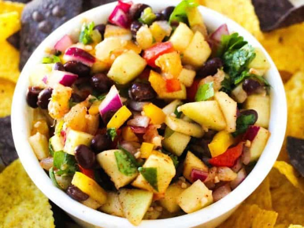 Black Bean Salad Featuring Granny Smith Apples