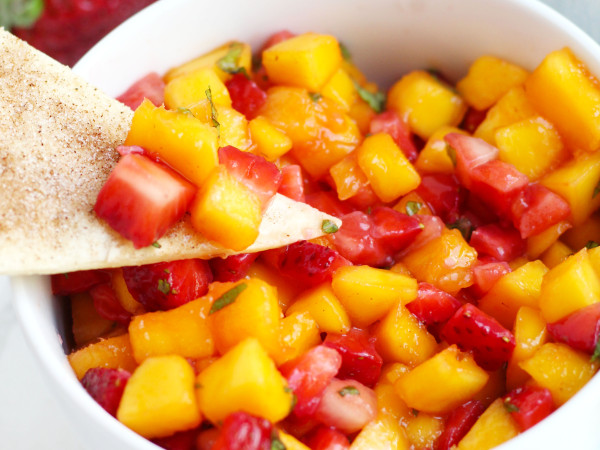 Fresh Mango-Strawberry Salsa