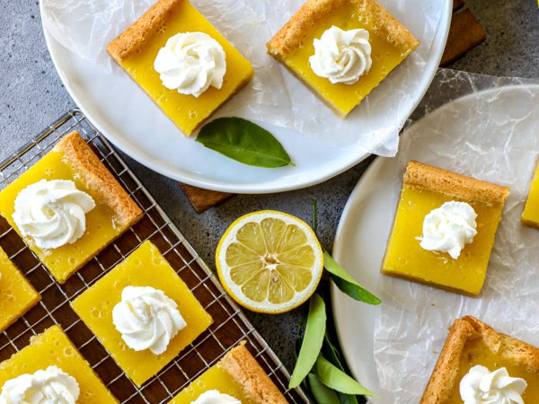 Lemon Bars for a Keto Diet