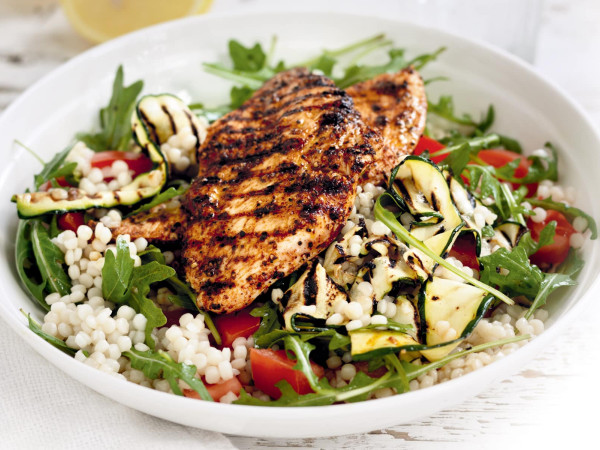 Chicken Couscous Salad with a Hint of Rosemary