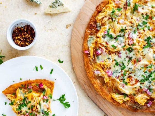 Fathead Pizza Dough with Four Cheeses