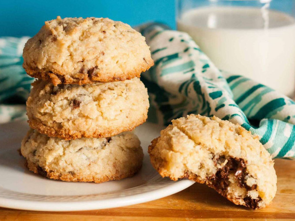 Cookies with Chocolate Chips and Coconut