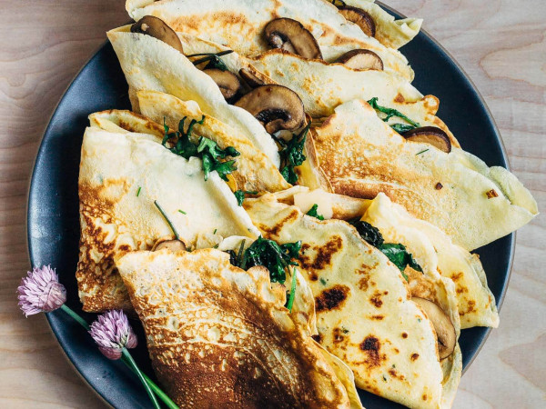 Tasty Savory Crepes Inspired by the West