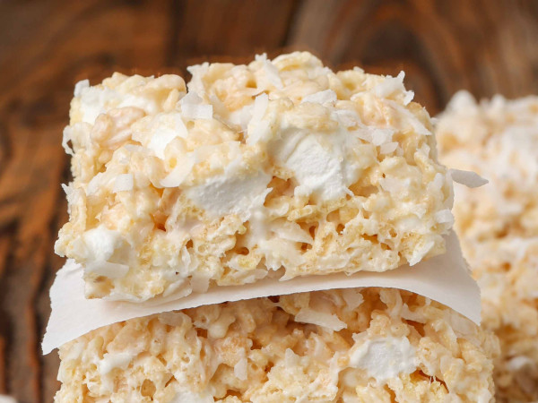 Coconut Rice Crispy Treats