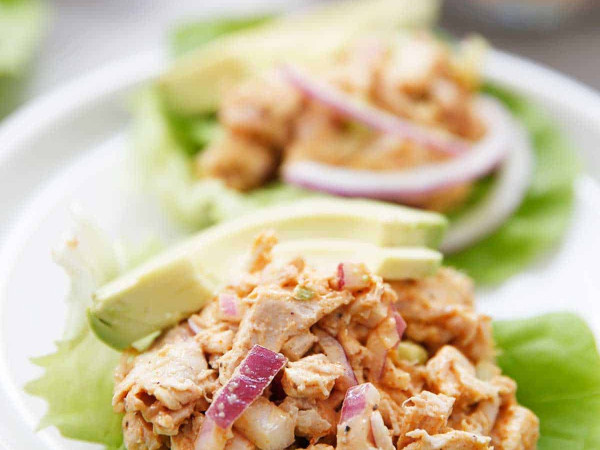 Chicken Salad Infused with Smokiness
