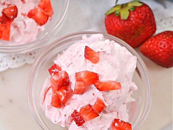 Easy No-Churn Strawberry Ice Cream for Keto Lovers