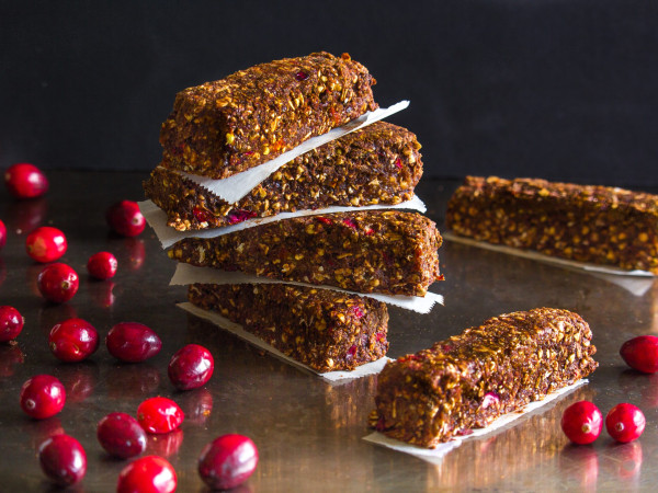 Chocolate-Cranberry Snack Bars