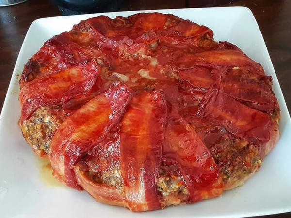 Buffalo Bacon Meatloaf