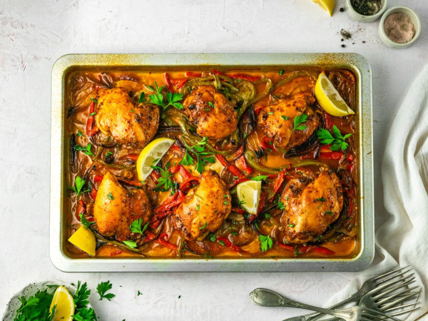 Easy Keto Chicken Bake on a Sheet