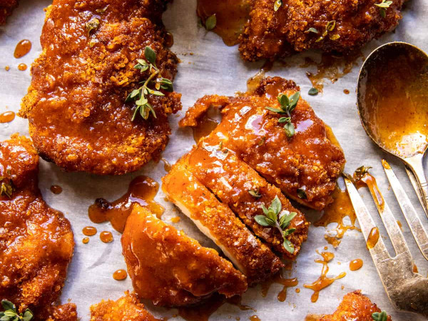 Instant Pot® Chicken Thighs with Maple-Dijon Glaze