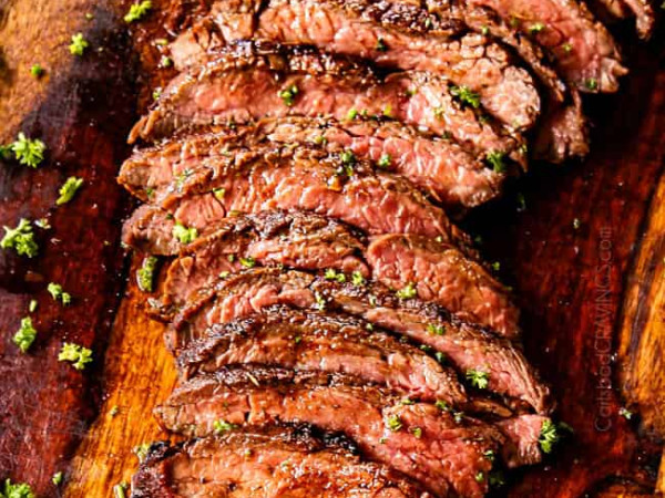 Marinade-Infused Grilled Flank Steak