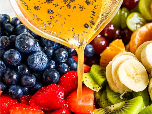 Sweet Poppy Seed Fruit Dip