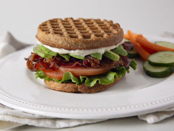 BLT Waffle Sandwiches for Easy Meal Prep