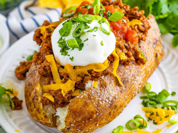 Taco-Inspired Baked Potatoes