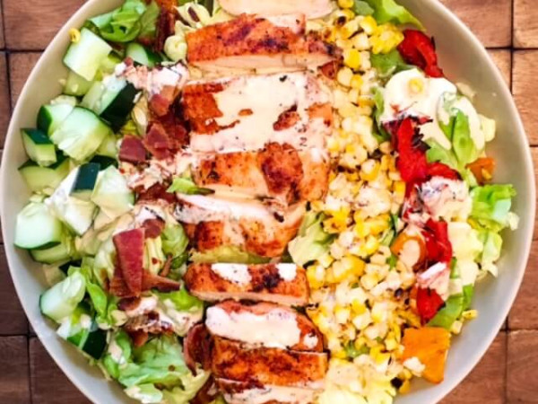 Salad of Grilled Chicken and Roasted Corn