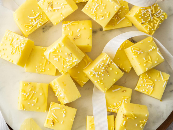 Creamy Lemon Fudge Using Sweetened Condensed Milk