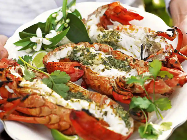 Key West Pink Shrimp and Lobster Tails with a Zesty Key Lime Butter