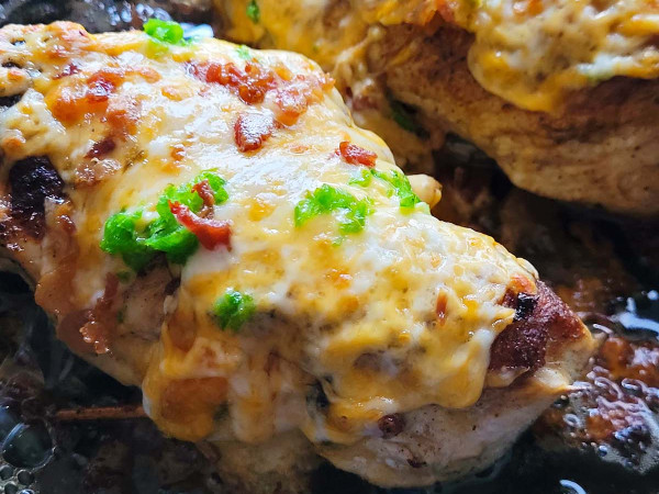 Chicken Breasts Filled with Jalapeno Popper Filling