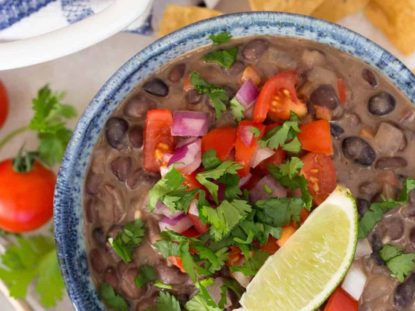 Black Beans in a Coconut Water Sauce