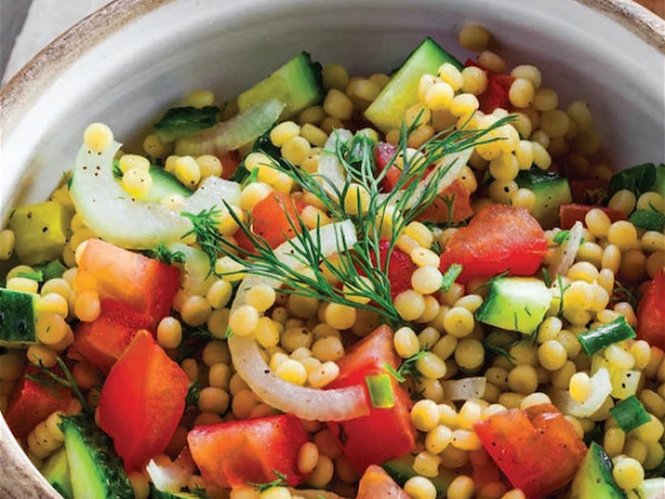 Israeli Couscous with a Twist of Curry