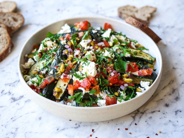 Baked Zucchini with Feta