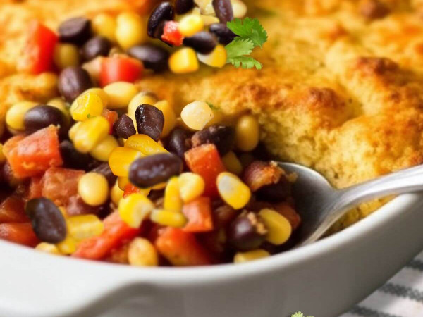 Tamale Bake Featuring Black Beans