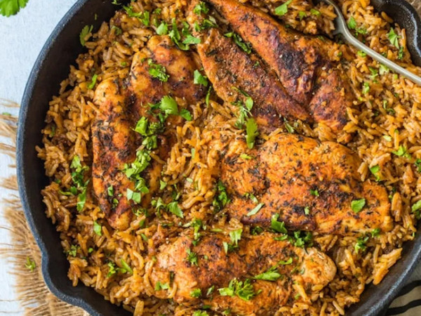 Simple One-Pot Chicken and Brown Rice Meal