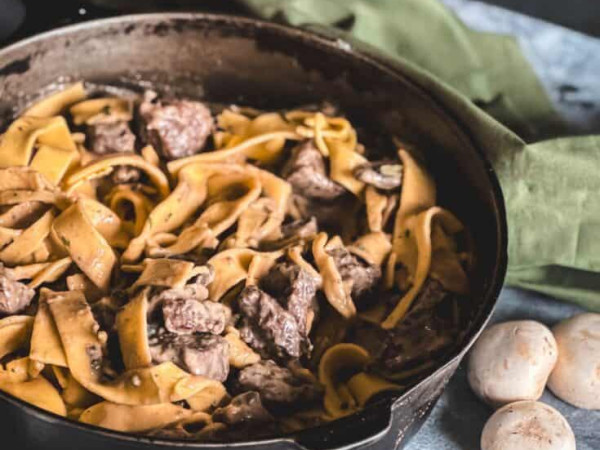 Rich and Velvety Venison Stroganoff