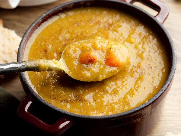 Straightforward Vegan Split Pea Soup
