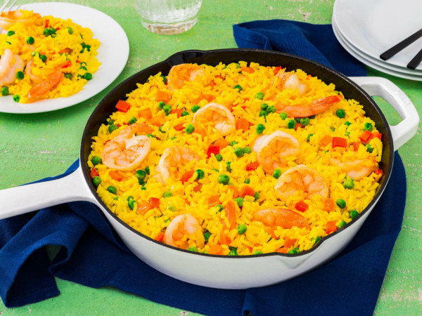 Shrimp Paella with Spanish Rice