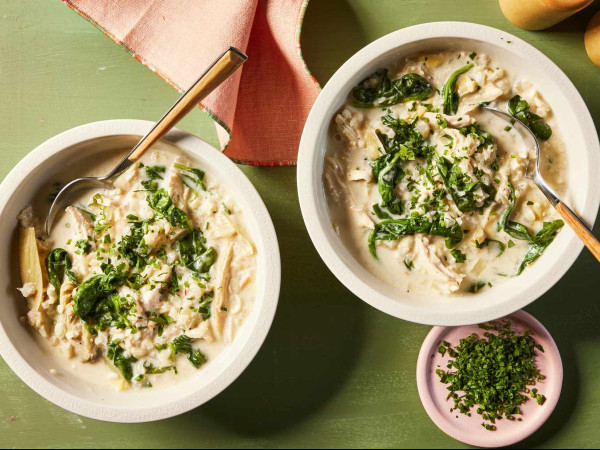 Artichoke and Chicken Creamy Soup