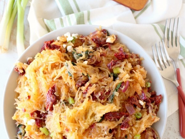 Spaghetti Squash with a Mediterranean Twist