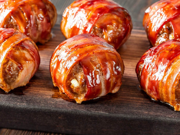 Bacon-Covered Stuffing Delights