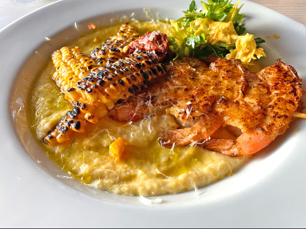 Gourmet-style Wasabi Grits