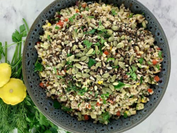 Barley Salad with a Caribbean Twist